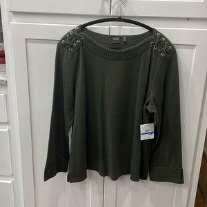 Rafaela Size XLP Heather Spruce Sweater
